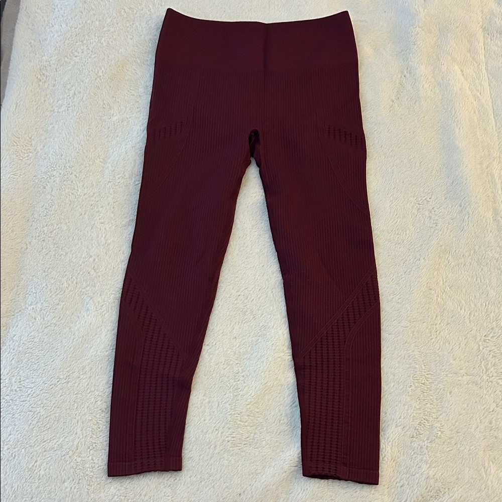 Fabletics Women Deep Red Leggings